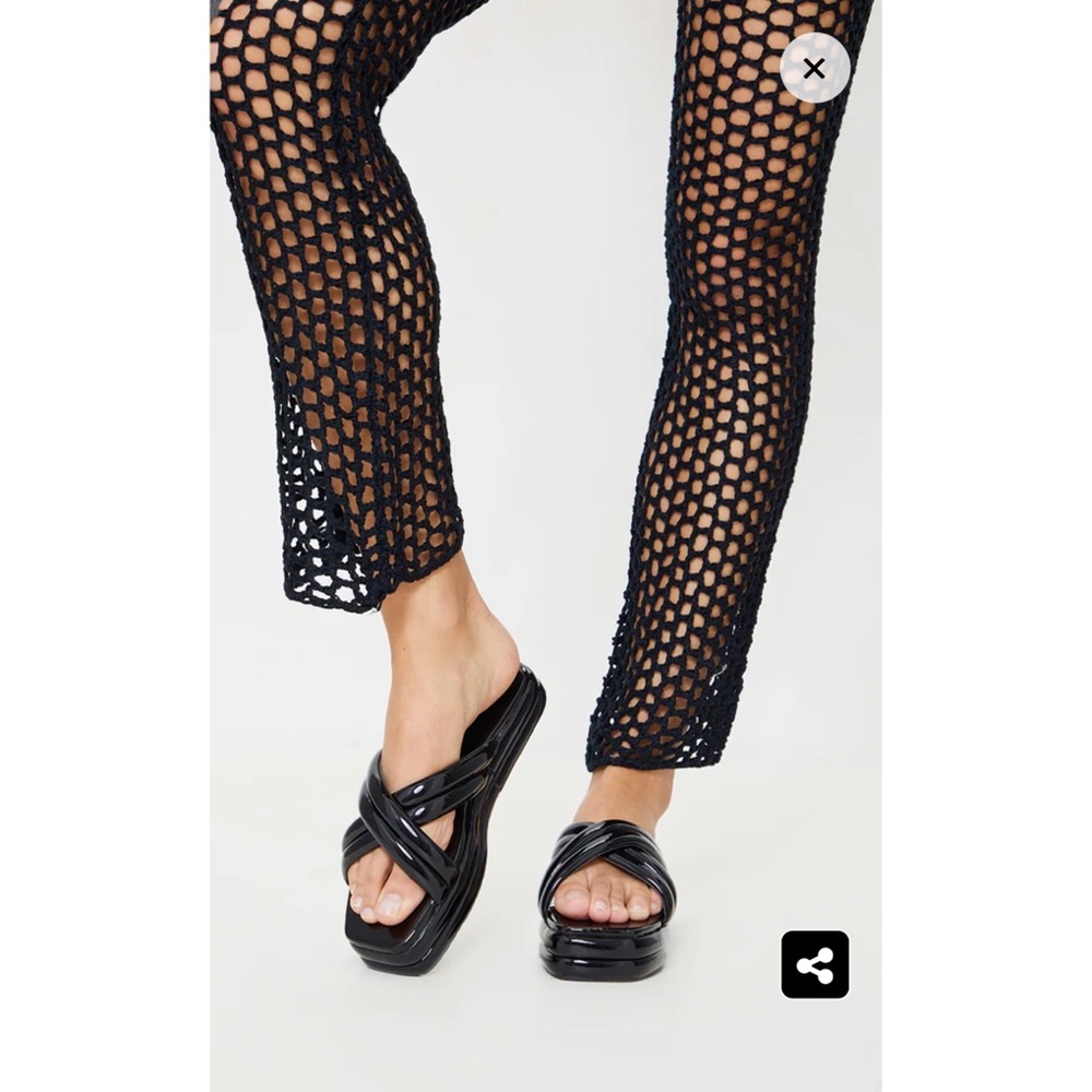 PLT Patent Flatform Sandals